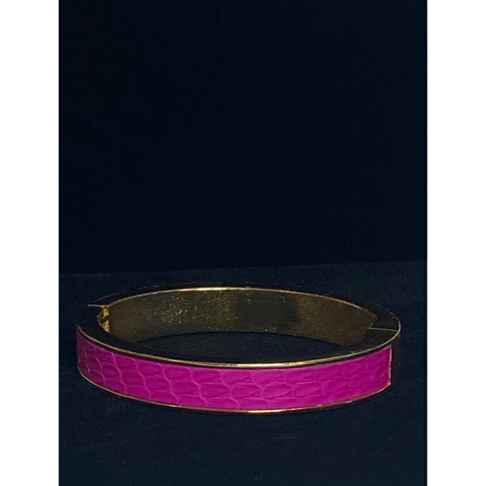 J. Crew Gold Overlay and Leather Bracelet - Picture 3 of 4